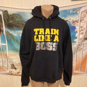 Train like a boss hoodie